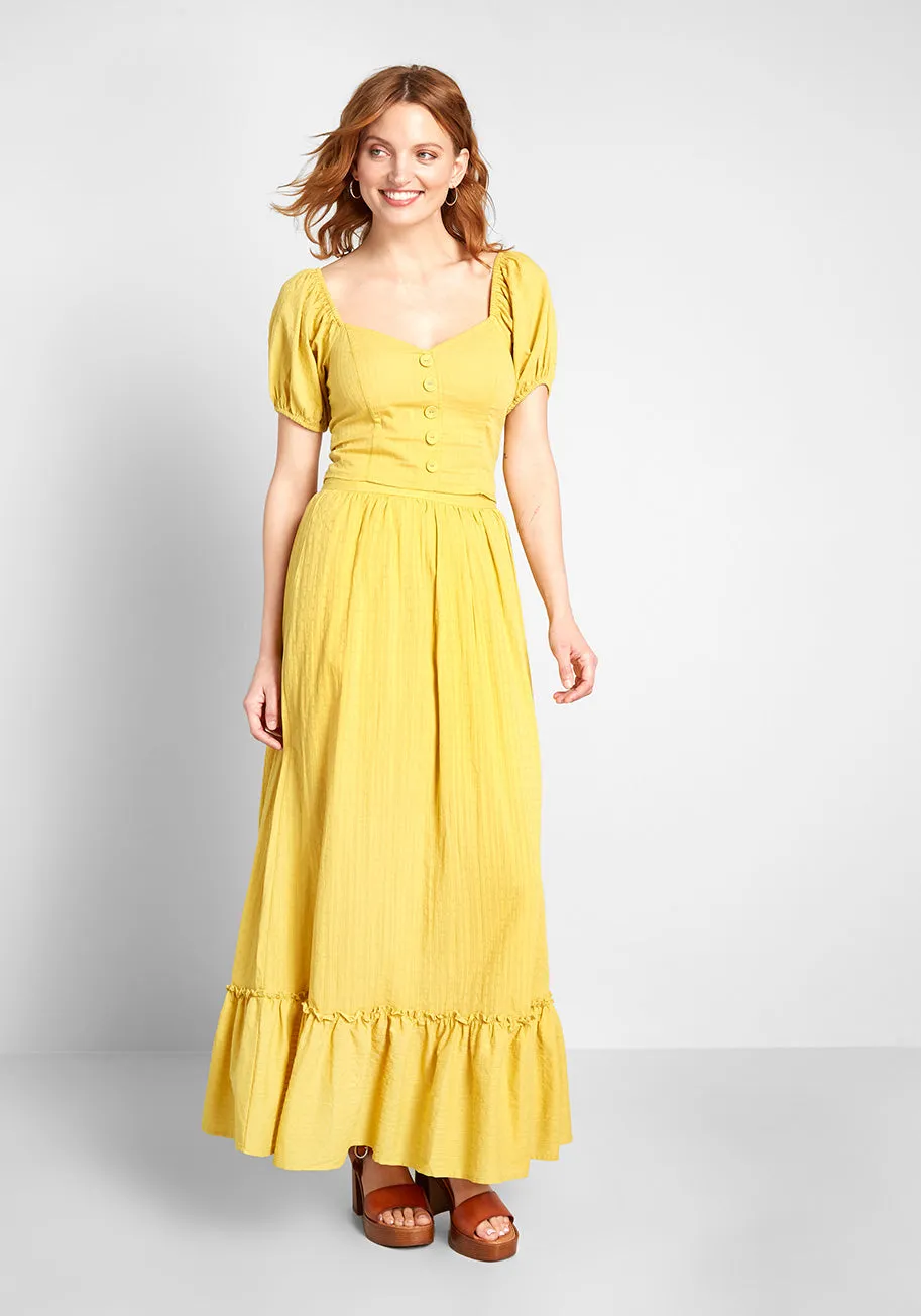 Prairie Much So Puff Sleeve Top sold by Modcloth product image thumbnail 3