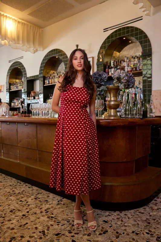 Sweet Heart Midi Dress sold by Modcloth