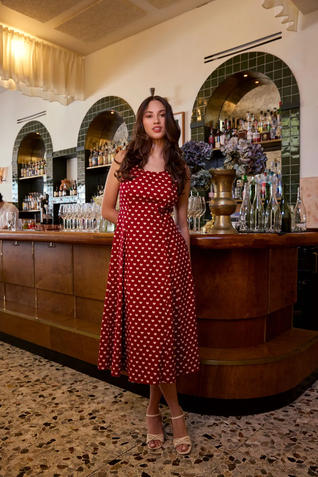 Sweet Heart Midi Dress sold by Modcloth