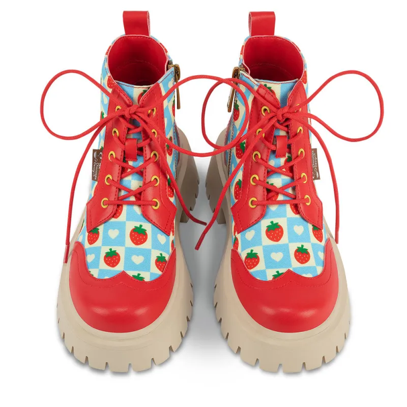 Creamy Berry Women's  Boots sold by Modcloth
