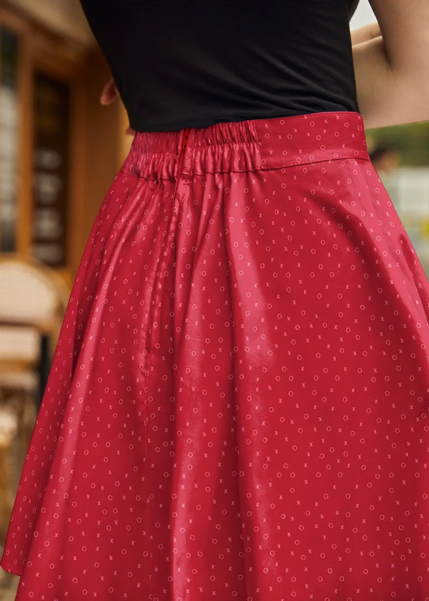 XOXO Skater Skirt sold by Modcloth product image thumbnail 3