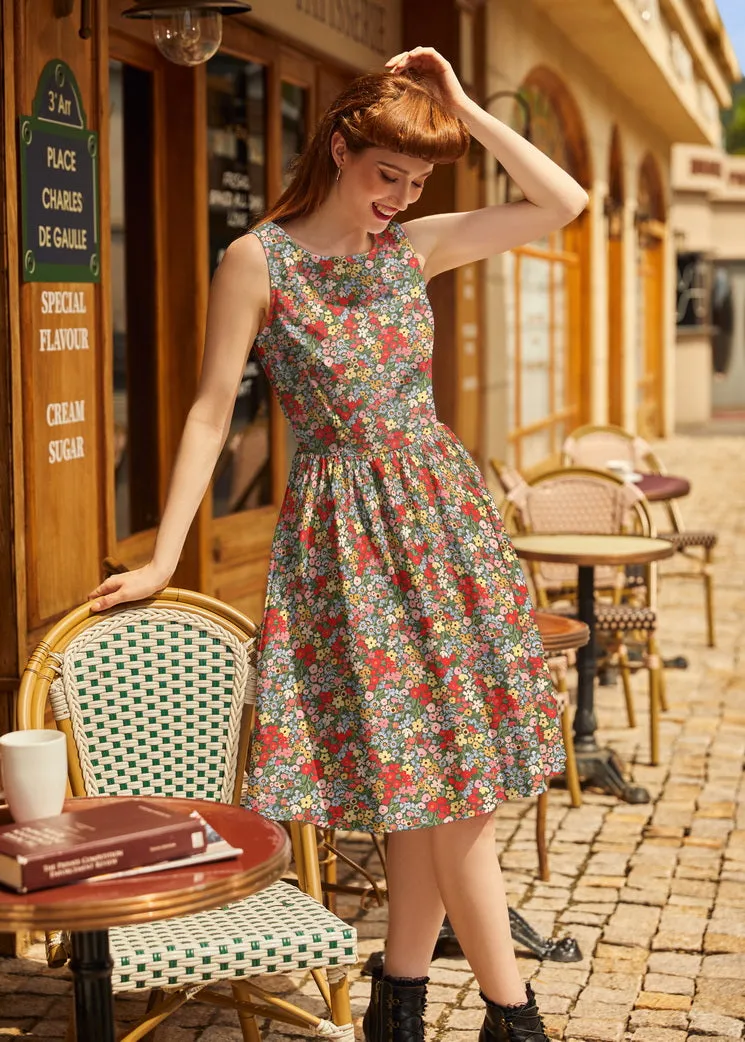 Colorful Floral Vintage Dress sold by Modcloth product image thumbnail 2