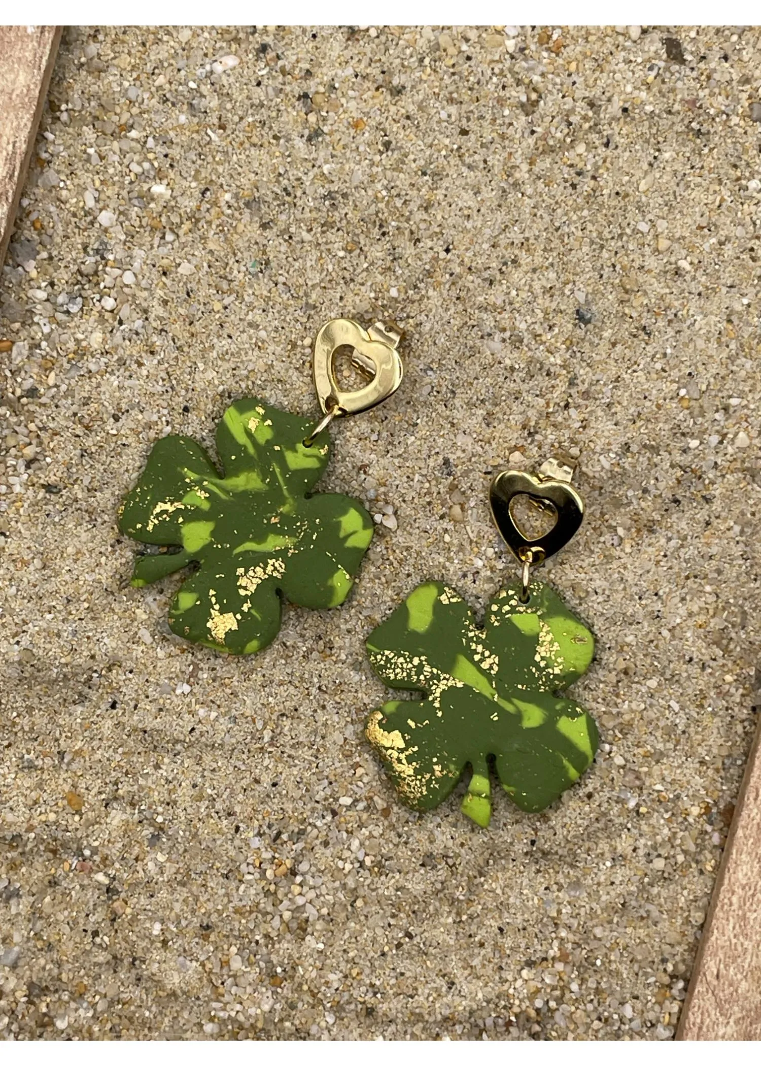 Lucky Clover St Patty's Day Earrings sold by Modcloth