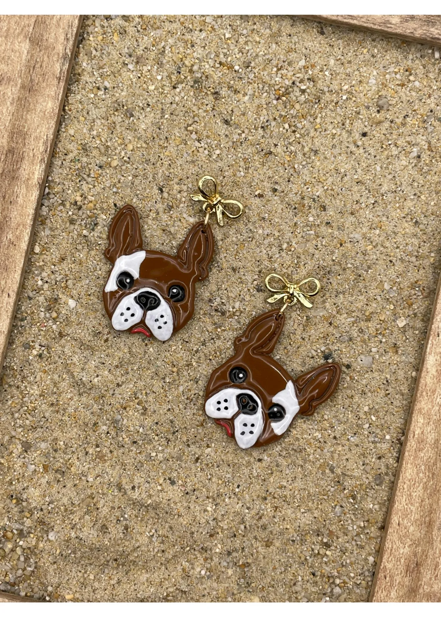 Dog Lover Frenchy Dangle Earrings sold by Modcloth