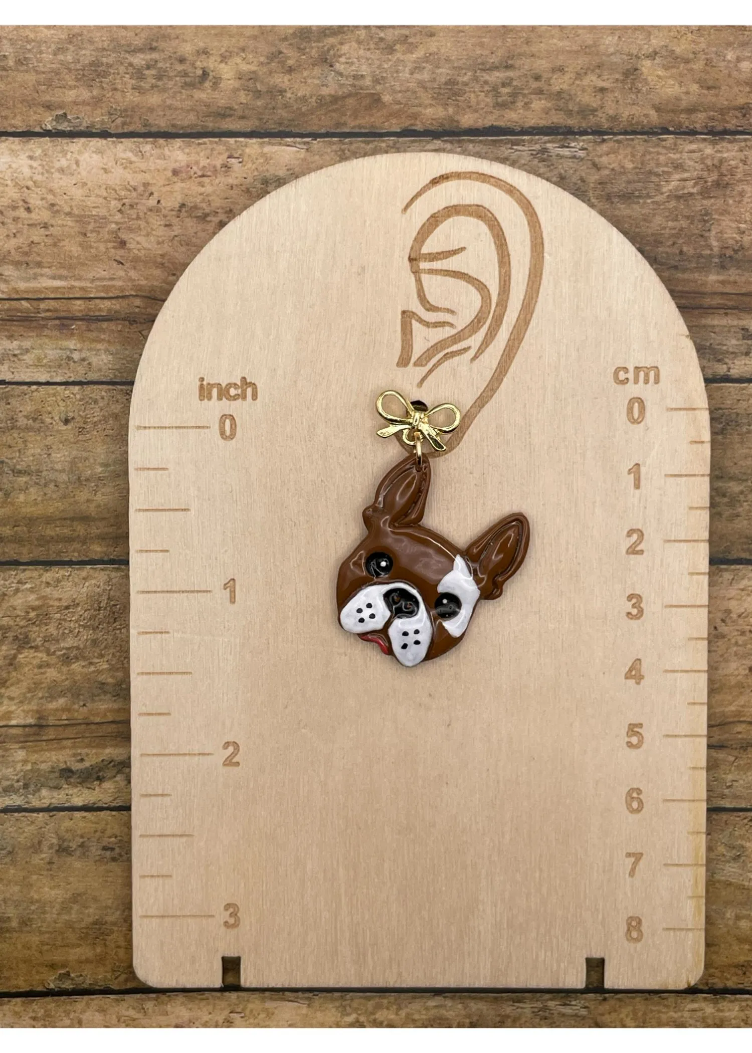 Dog Lover Frenchy Dangle Earrings sold by Modcloth product image thumbnail 2