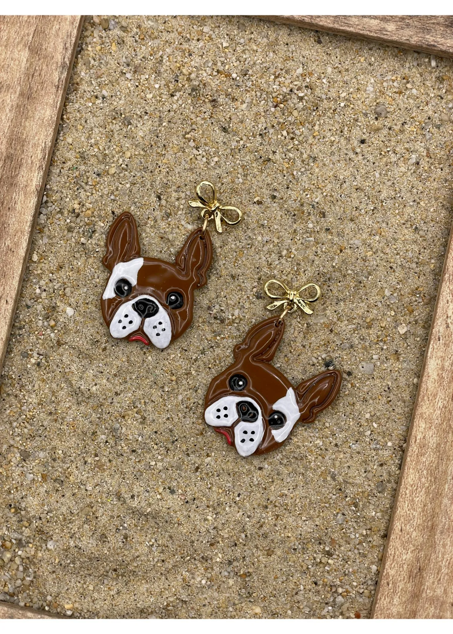 Dog Lover Frenchy Dangle Earrings sold by Modcloth product image thumbnail 3
