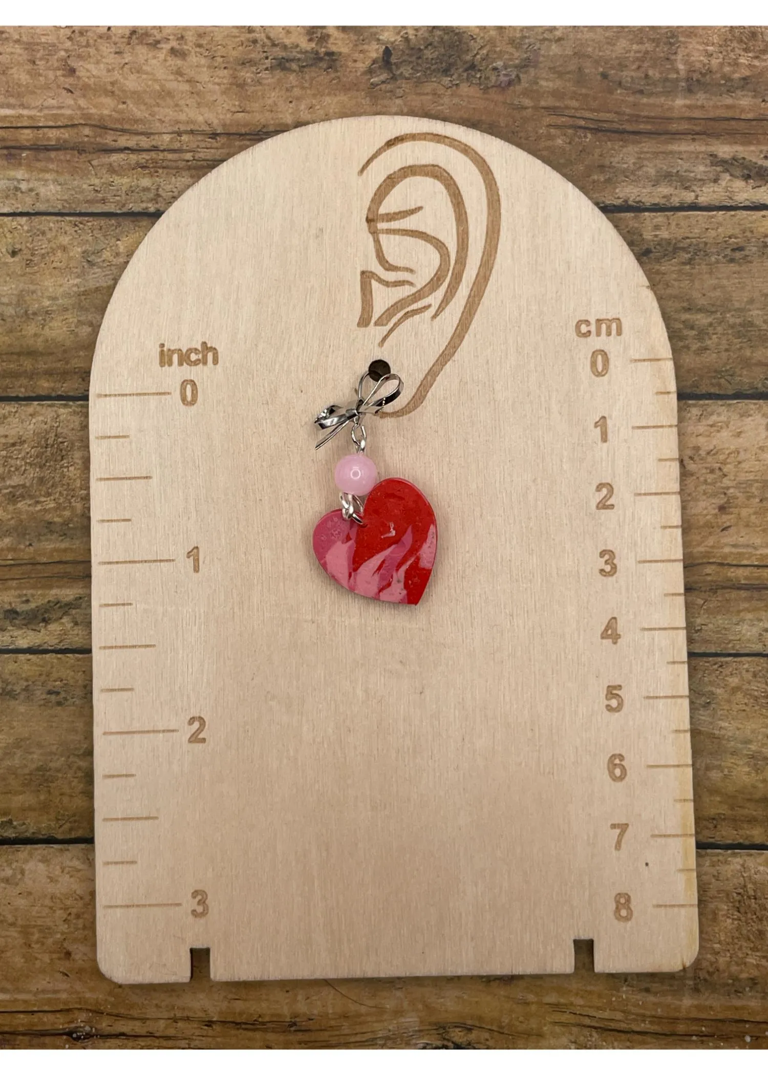 Bite Me Candy Heart Earrings sold by Modcloth product image thumbnail 2
