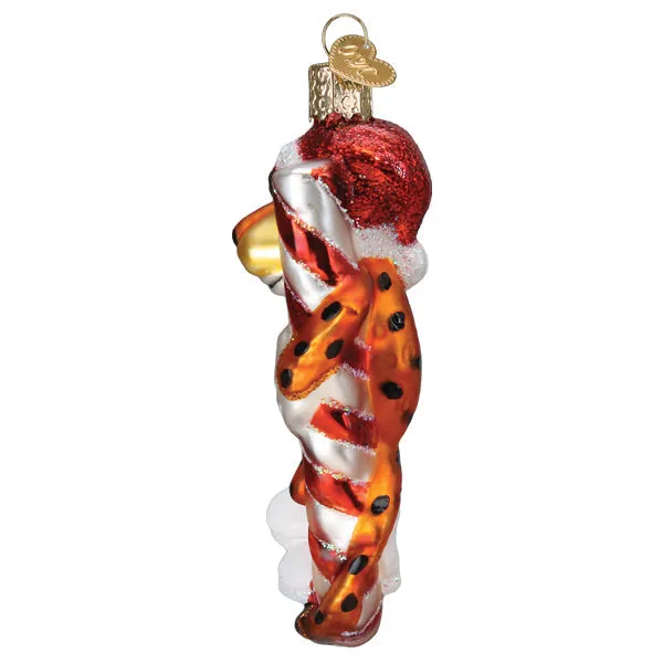 Chester Cheetah On Candy Cane Ornament sold by Modcloth product image thumbnail 5