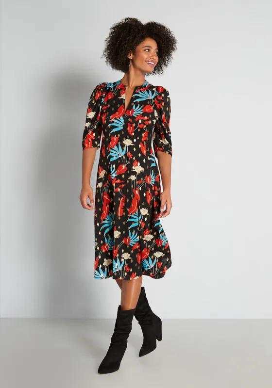 All Things Anthurium Dress sold by Modcloth