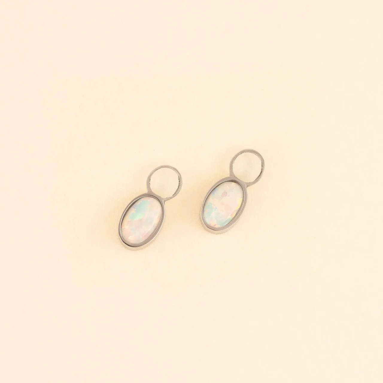 Opal Huggie Hoop Charms sold by Modcloth product image thumbnail 2