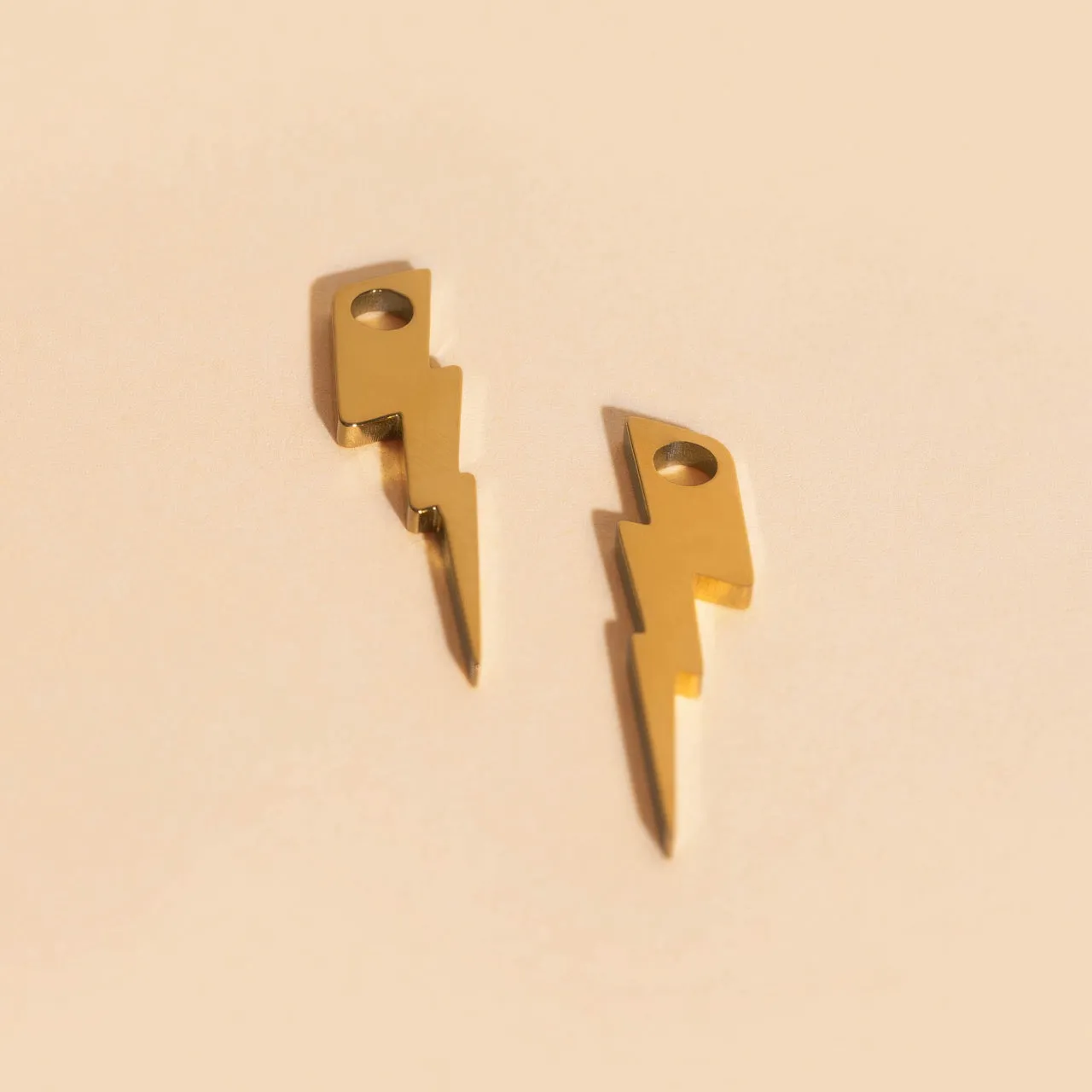 Lightning Bolt Huggie Hoop Charms sold by Modcloth product image thumbnail 4