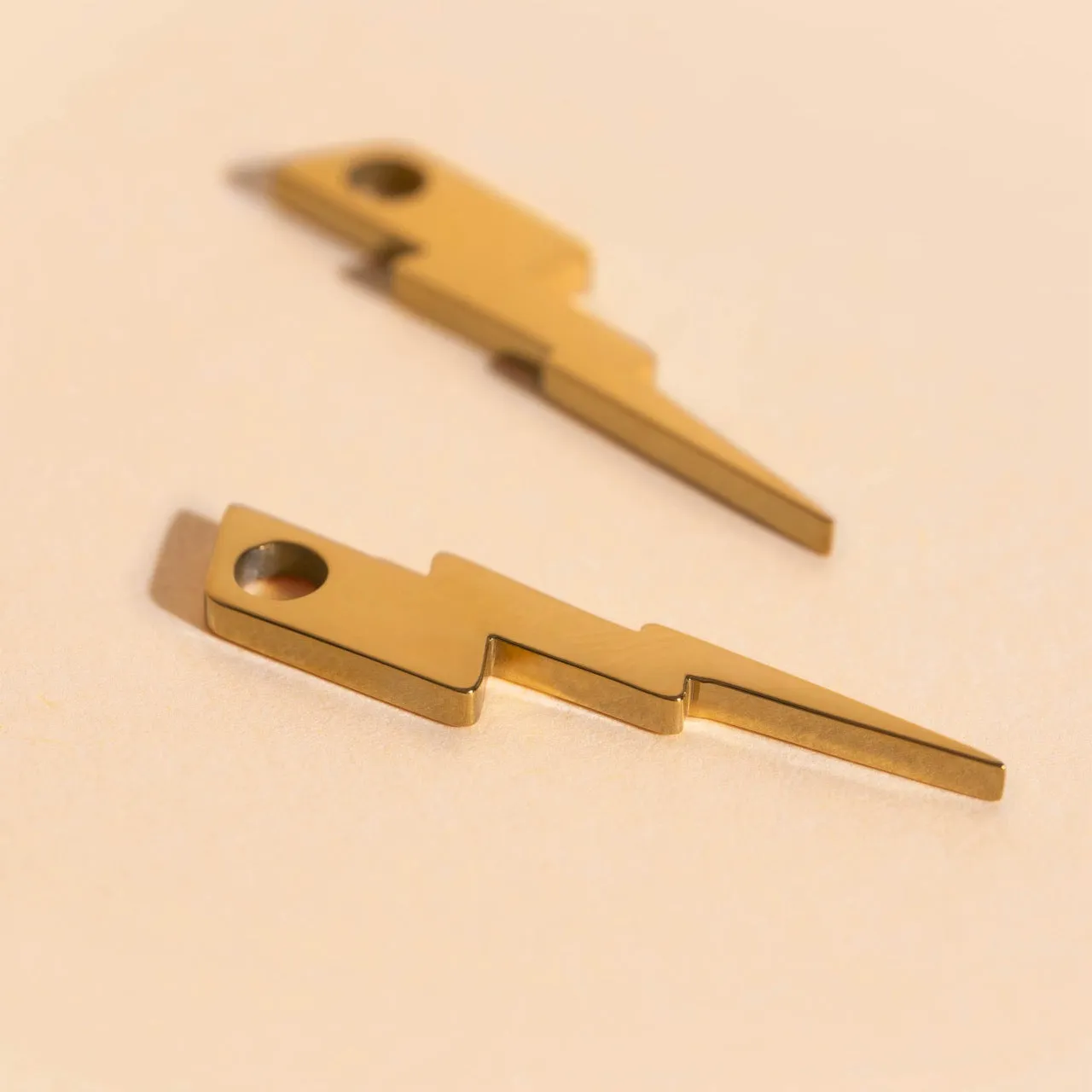 Lightning Bolt Huggie Hoop Charms sold by Modcloth product image thumbnail 2