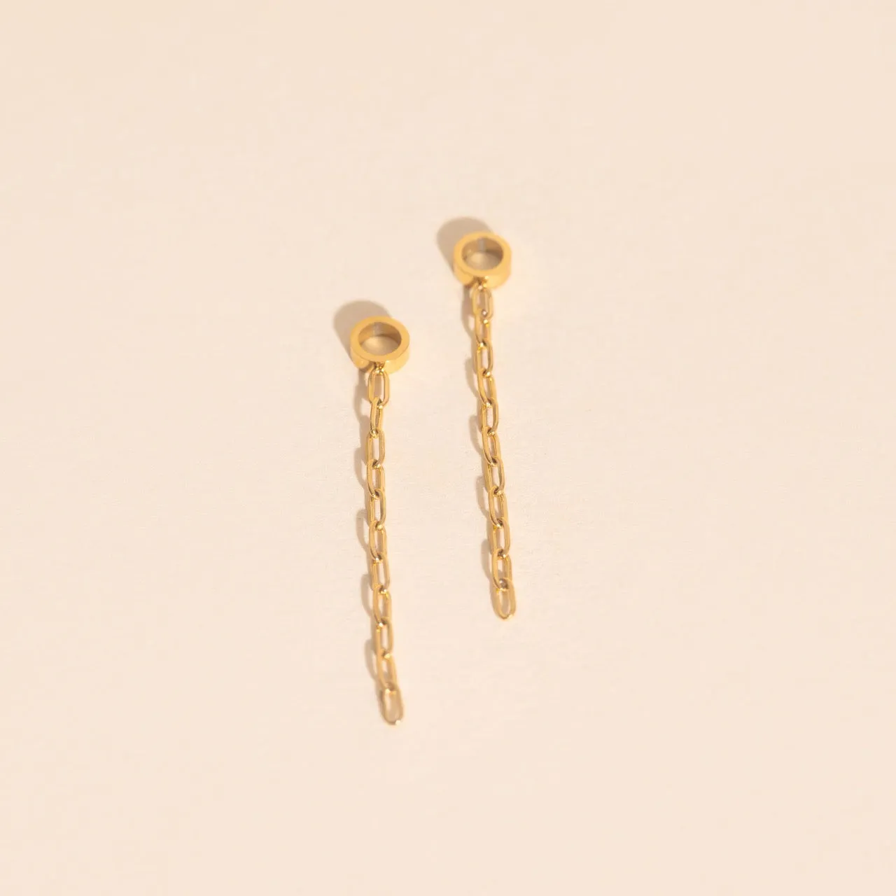 Chain Huggie Hoop Charms sold by Modcloth