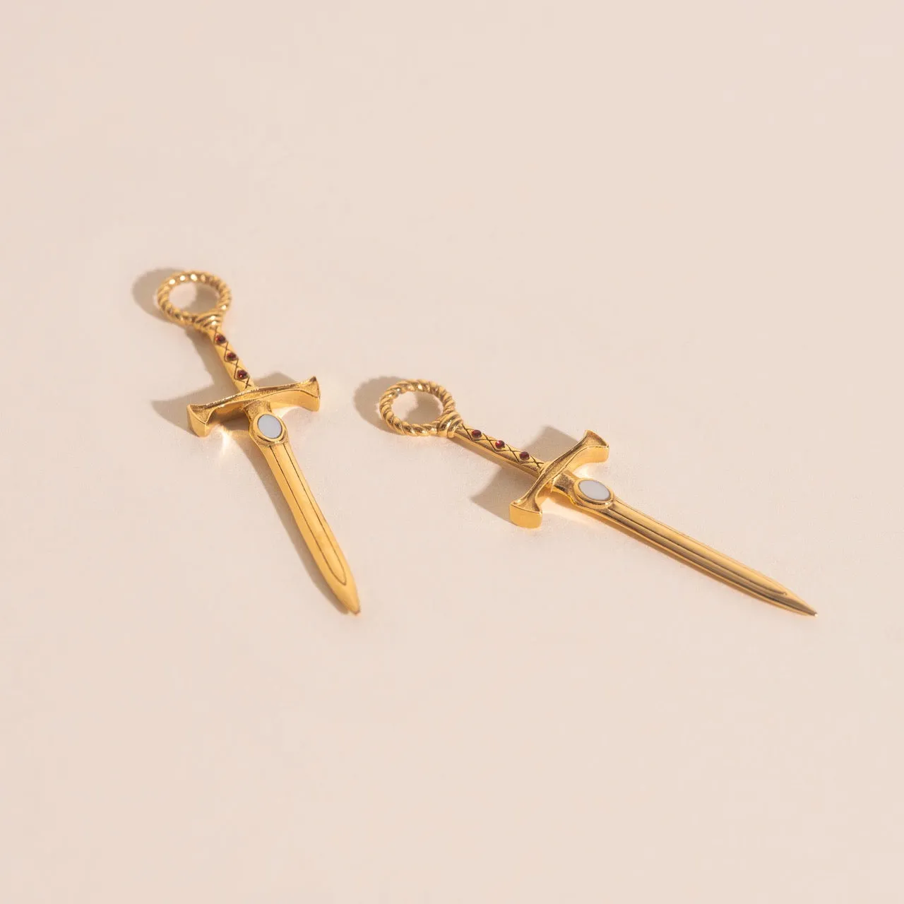 Sword Chunky Huggie Hoop Charms sold by Modcloth product image thumbnail 2
