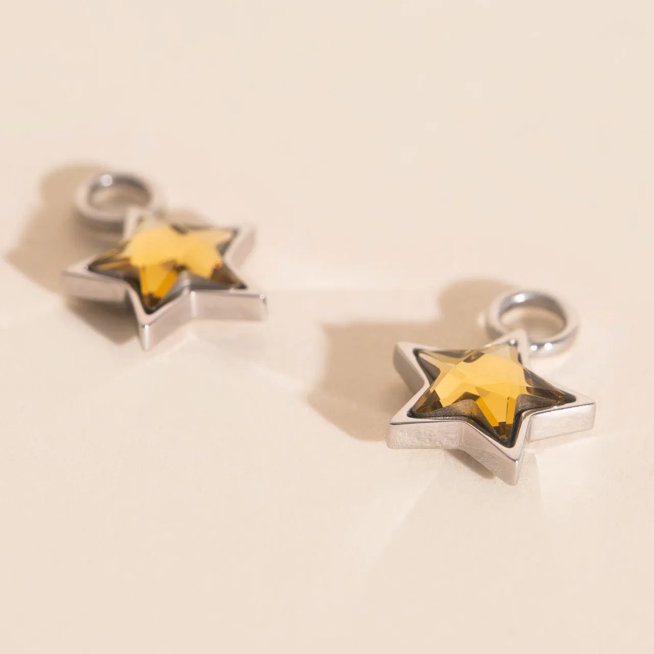 Shiny Star Huggie Hoop Charms sold by Modcloth product image thumbnail 5