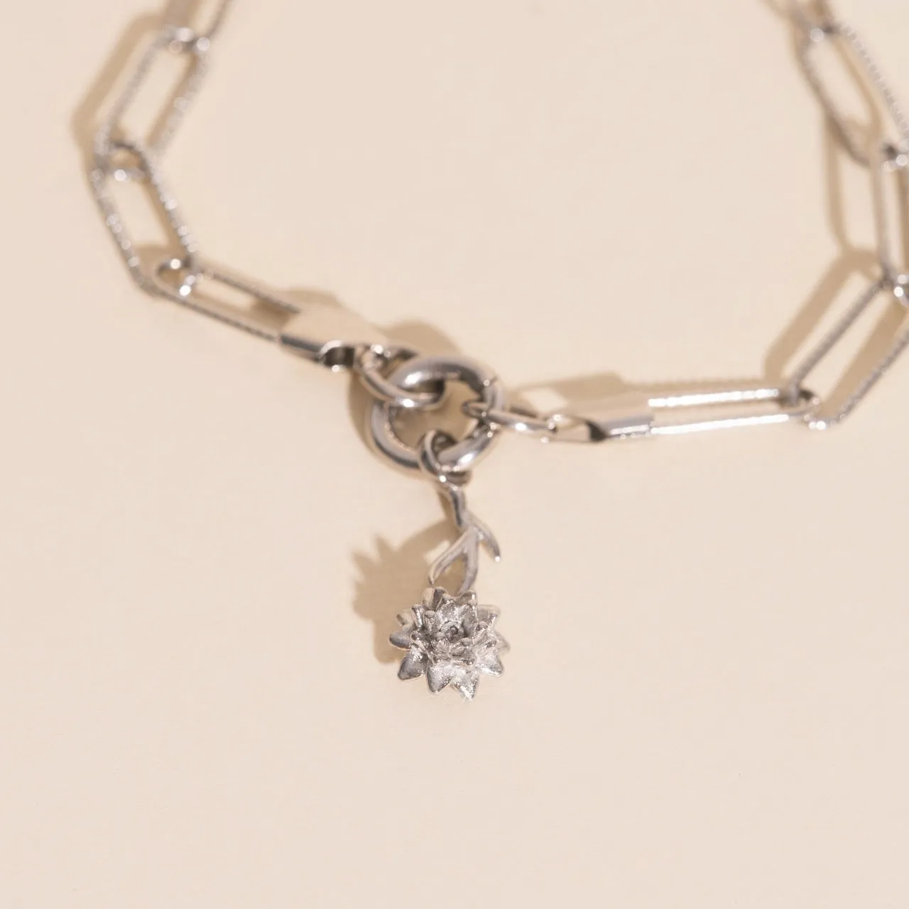 July Lily Birth Flower Necklace Charm sold by Modcloth product image thumbnail 3