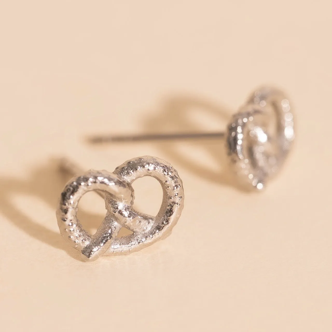Pretzel Stud Earrings sold by Modcloth