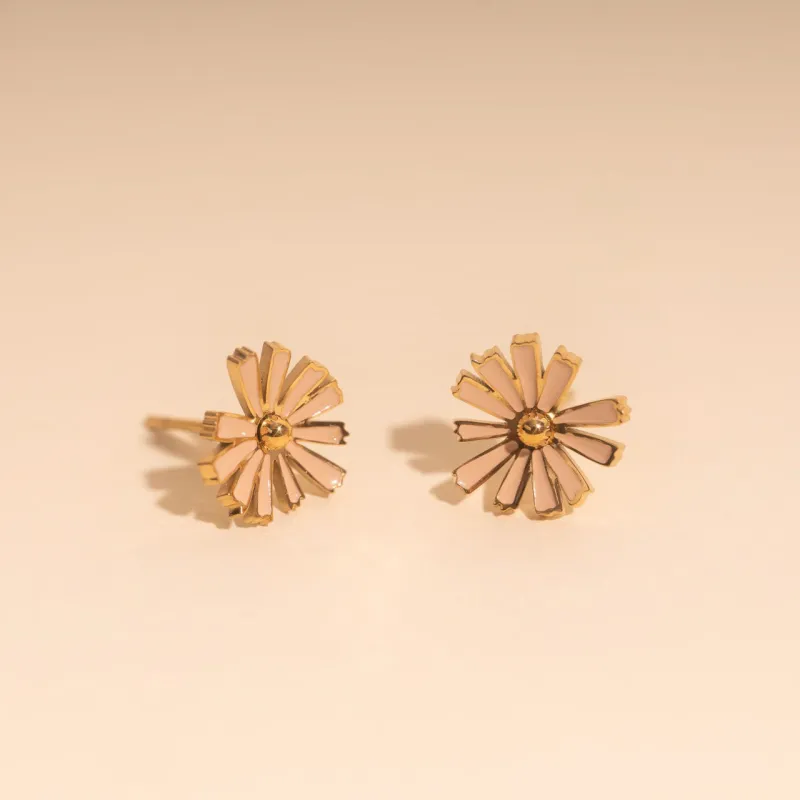 Sunburst Daisy Stud Earrings sold by Modcloth