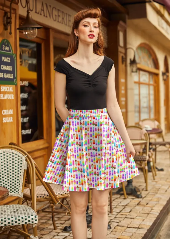 Ice Cream Skater Skirt sold by Modcloth