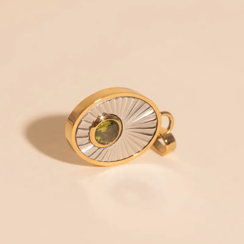 August Birthstone Necklace Charm sold by Modcloth