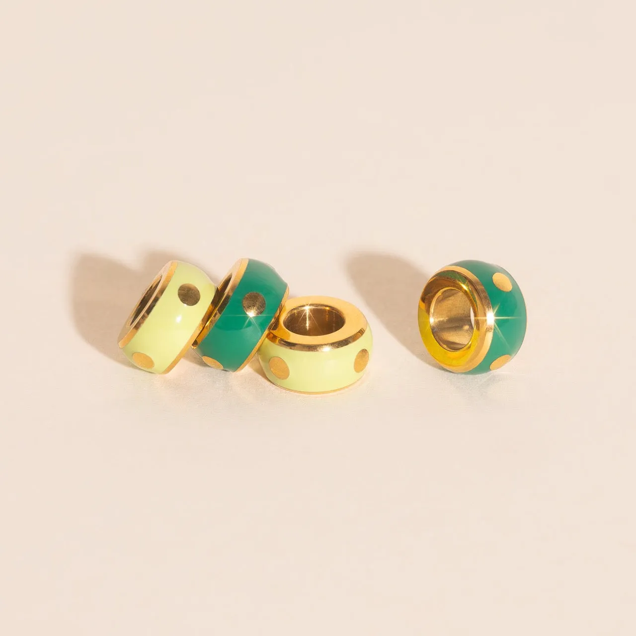 Color Pop Chunky Huggie Hoop Charms sold by Modcloth product image thumbnail 3