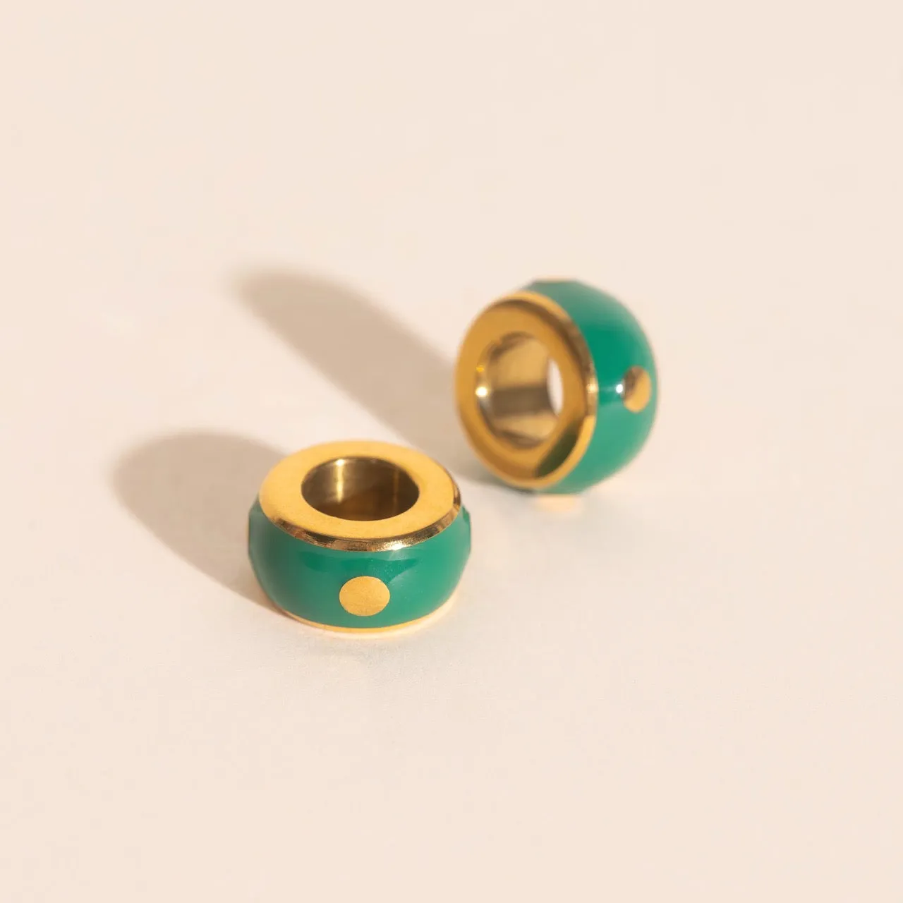 Color Pop Chunky Huggie Hoop Charms sold by Modcloth product image thumbnail 4