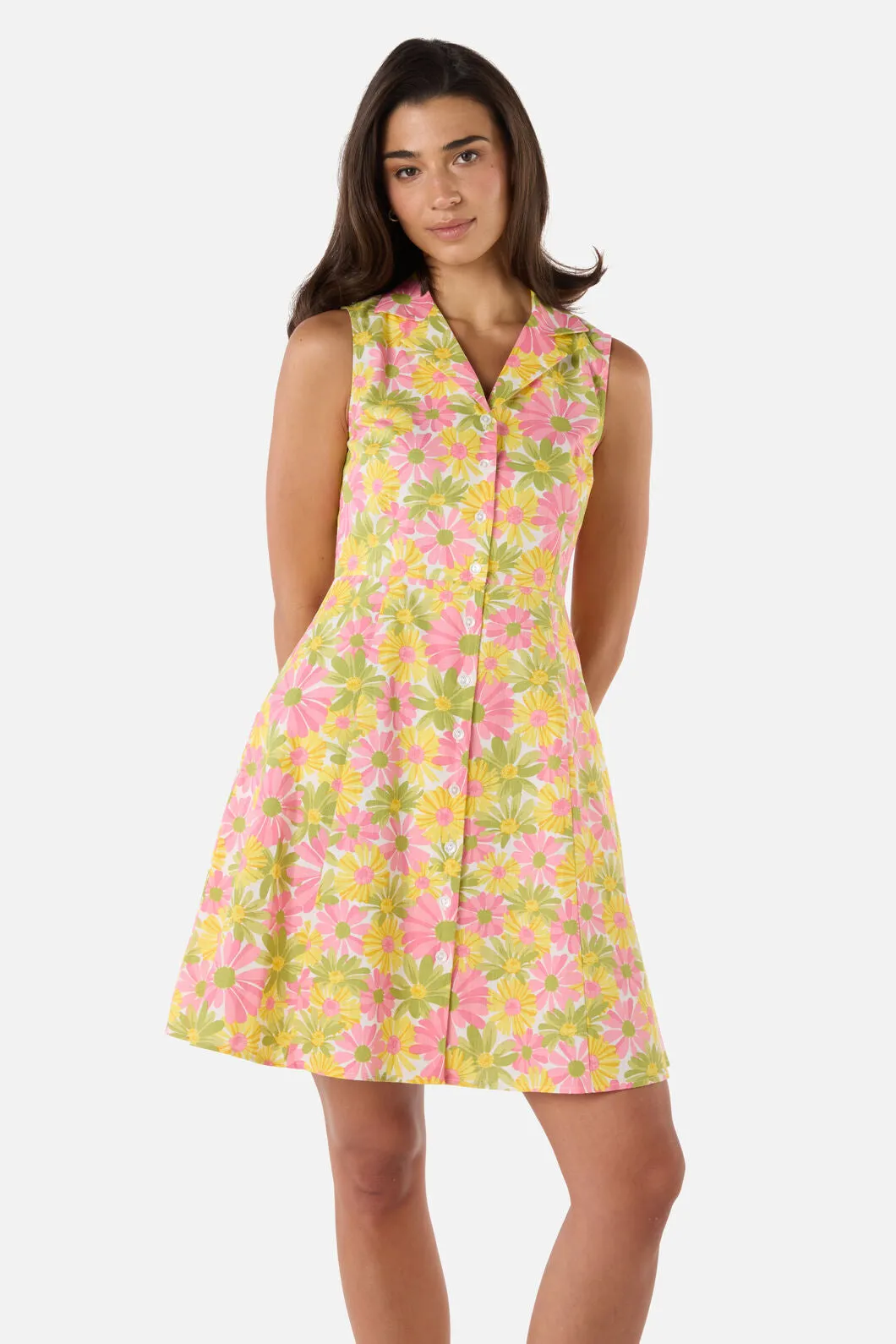 Vintage Daisy Mini Shirt Dress sold by Modcloth