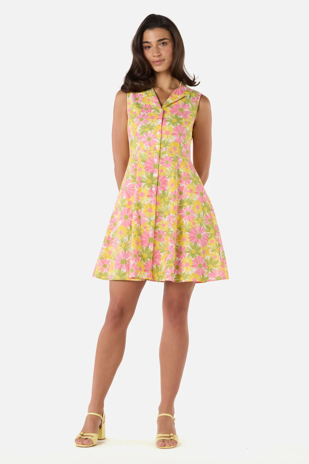 Vintage Daisy Mini Shirt Dress sold by Modcloth product image thumbnail 2