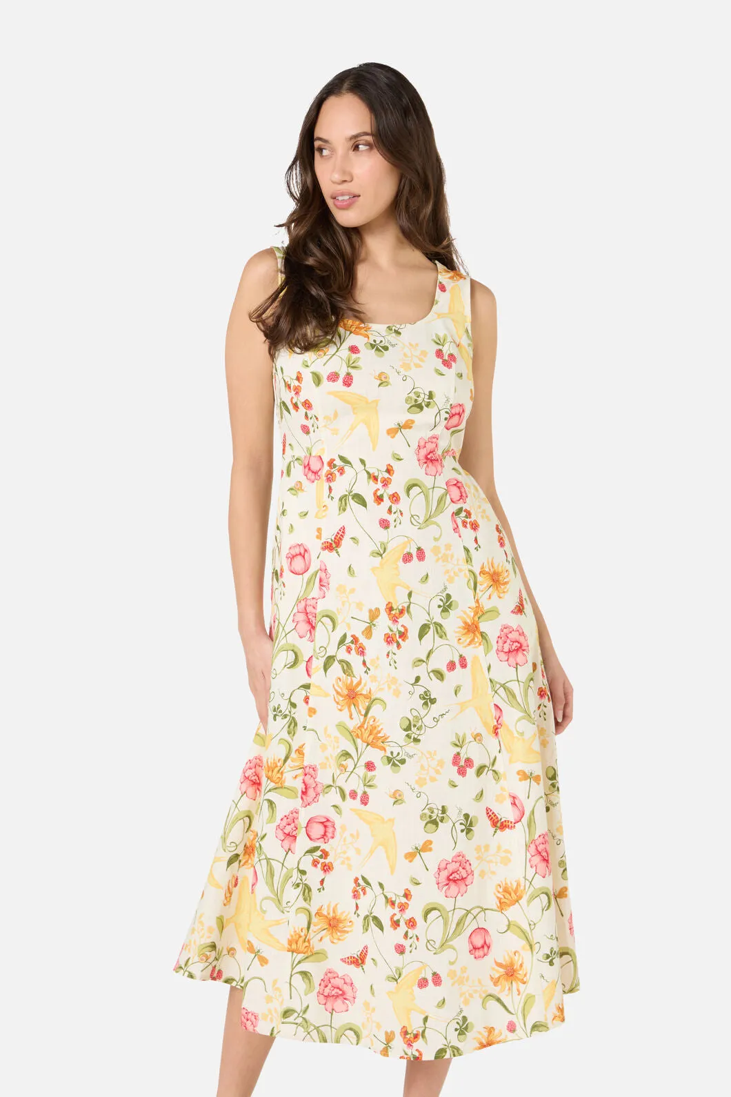 Whimsical Garden Midi Dress sold by Modcloth product image thumbnail 4
