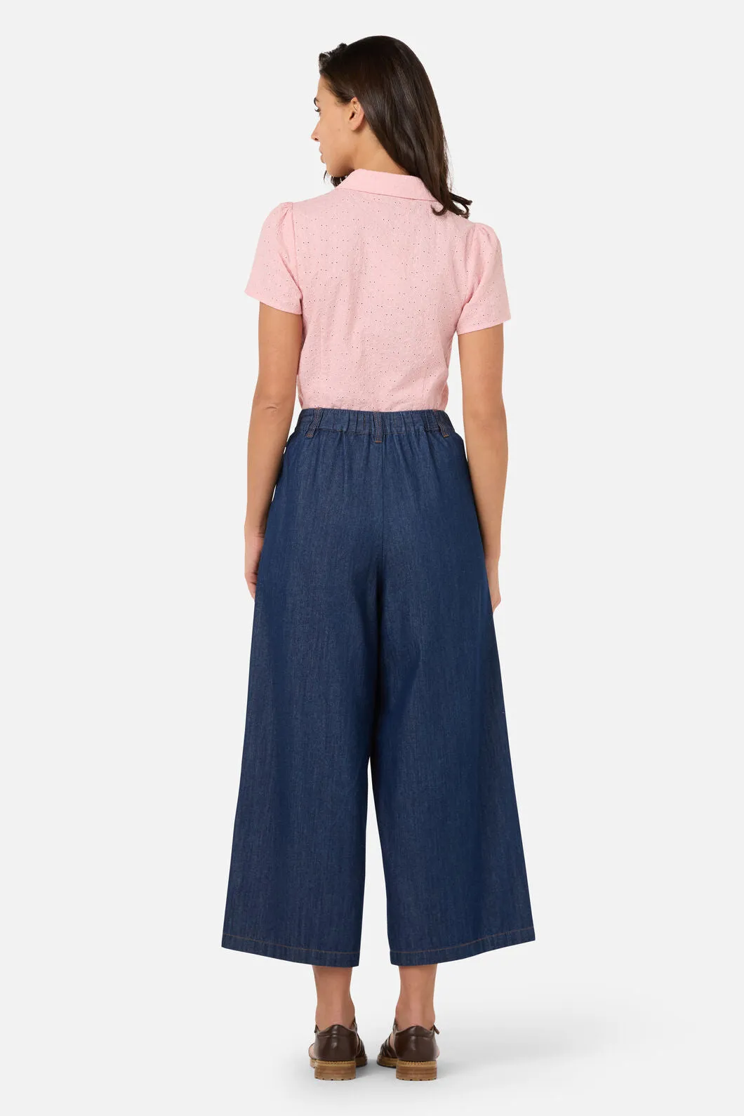 Joe Chambray Denim Culotte sold by Modcloth product image thumbnail 4