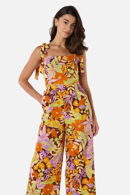 Lexi Floral Jumpsuit made by Modcloth