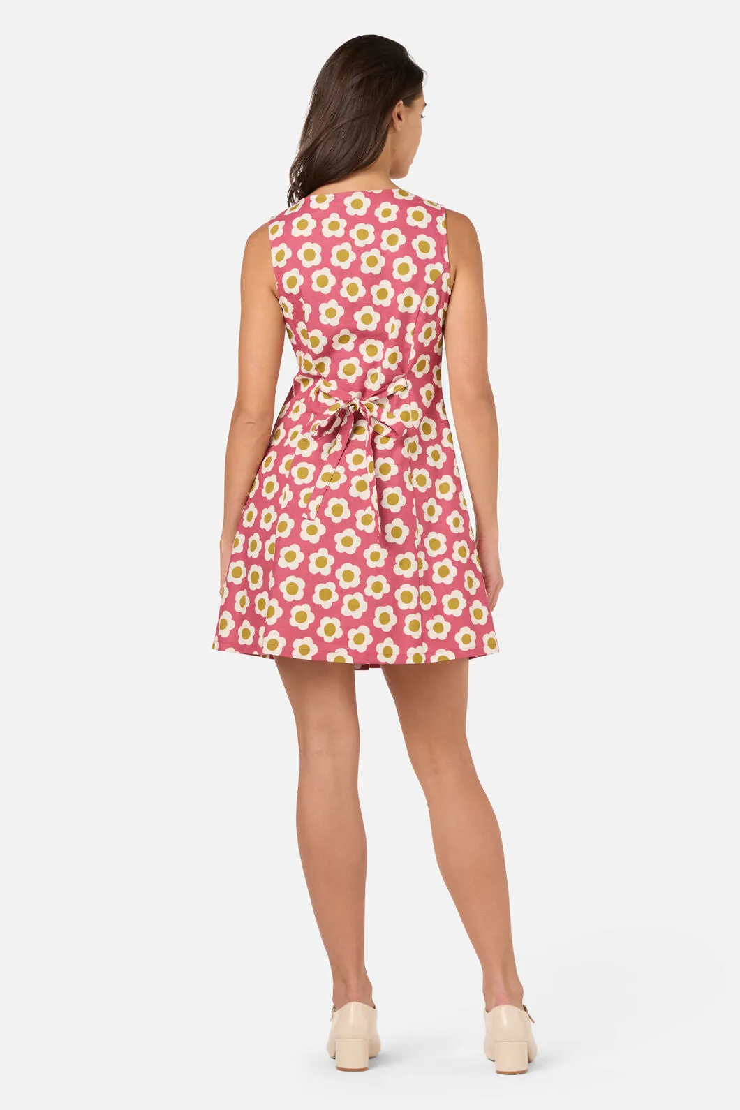 Janie 60'S Button Mini Dress sold by Modcloth product image thumbnail 4