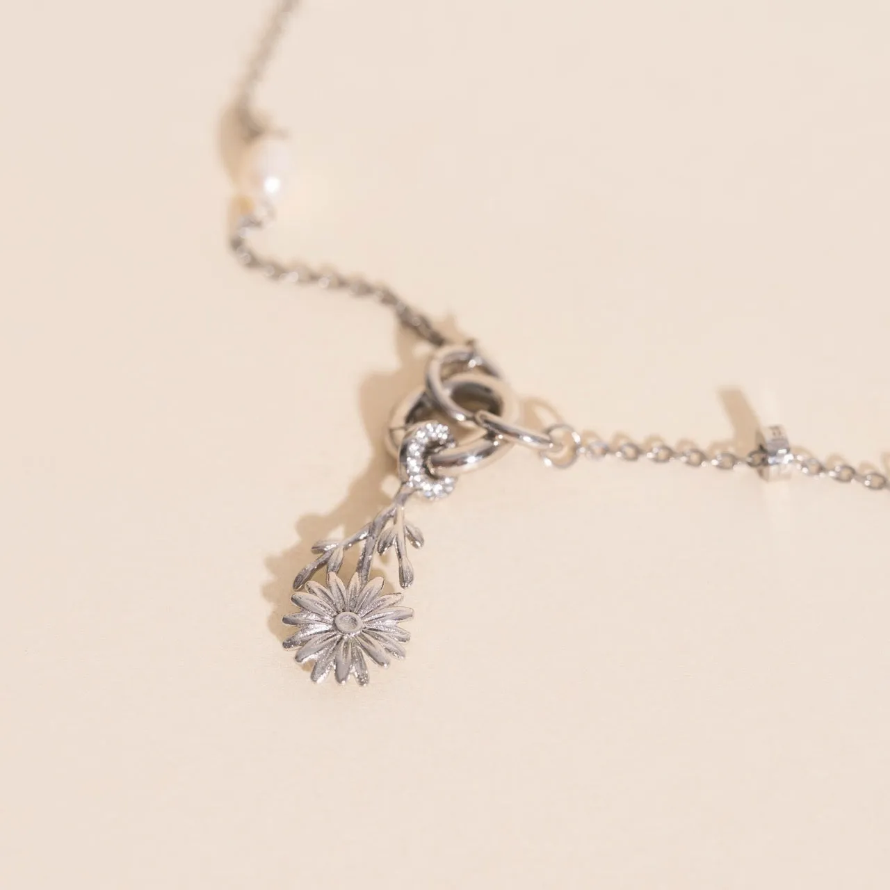 April Daisy Birth Flower Necklace Charm sold by Modcloth product image thumbnail 2
