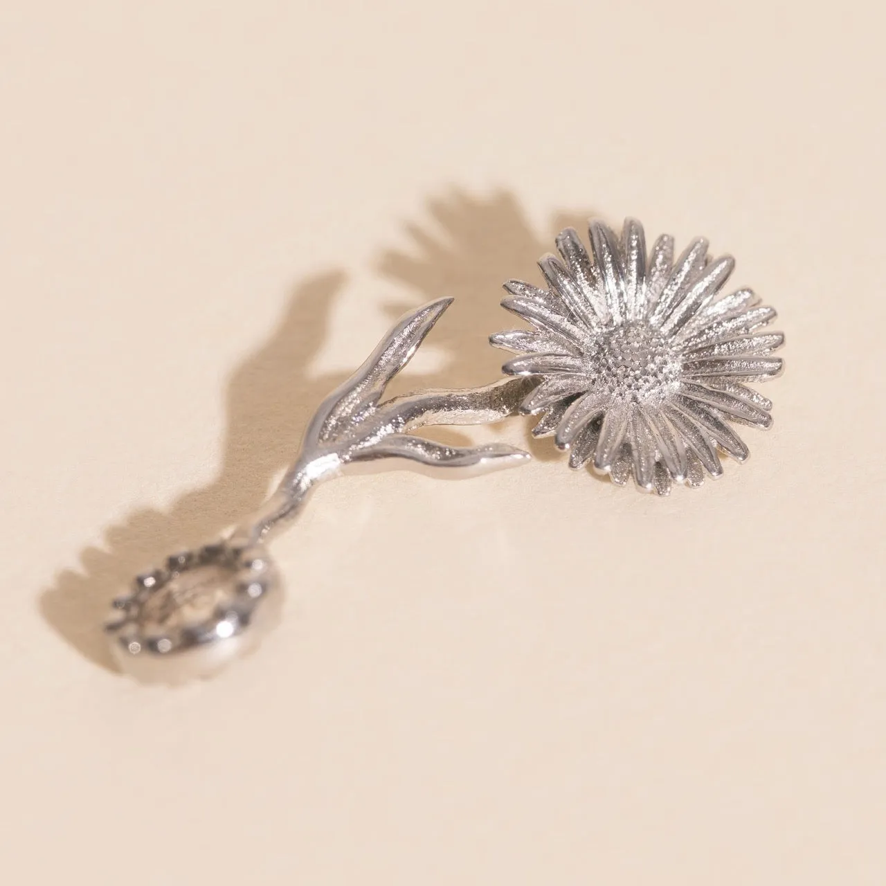 September Aster Birth Flower Necklace Charm sold by Modcloth product image thumbnail 4