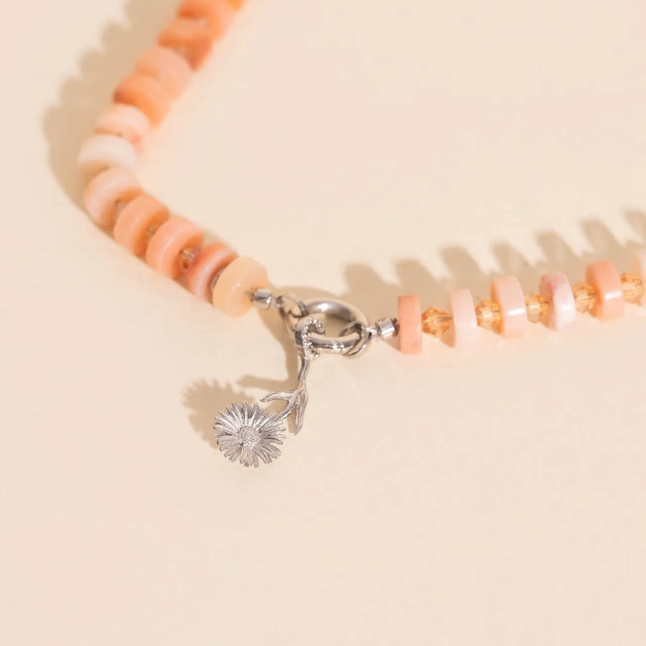 September Aster Birth Flower Necklace Charm sold by Modcloth product image thumbnail 3