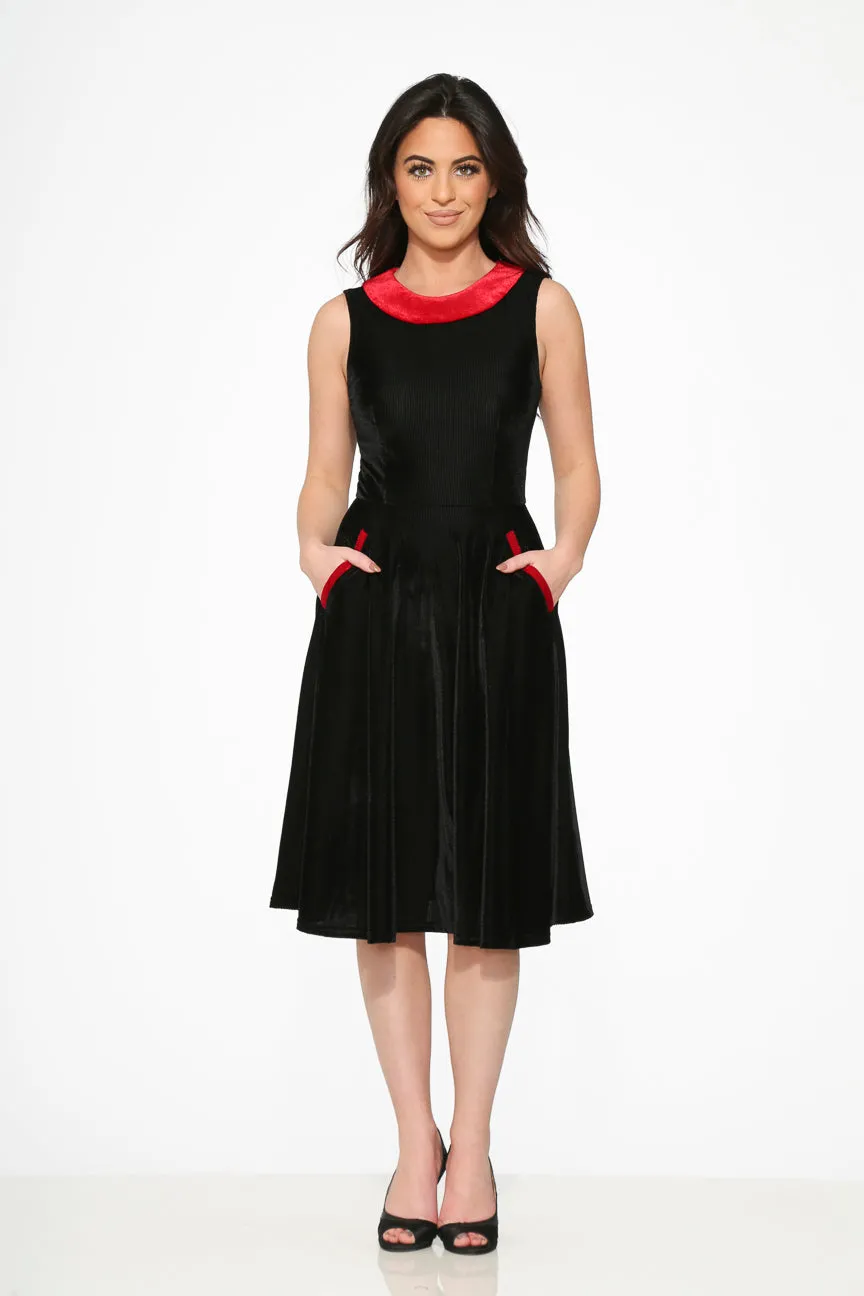 Black Red KurtRoy Swing Dress sold by Modcloth product image thumbnail 3