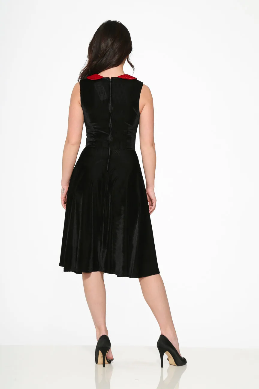 Black Red KurtRoy Swing Dress sold by Modcloth product image thumbnail 2