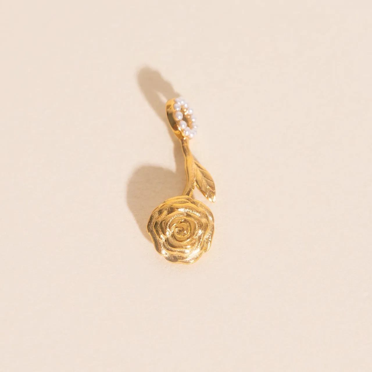 June Rose Birth Flower Necklace Charm sold by Modcloth