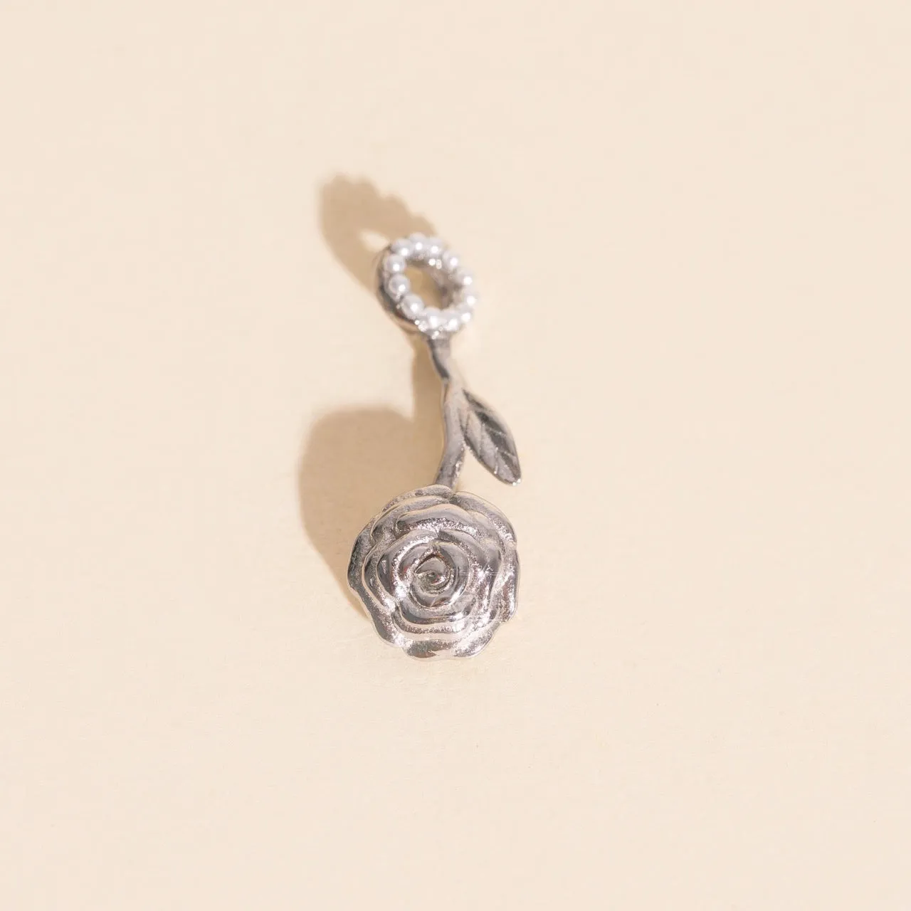 June Rose Birth Flower Necklace Charm sold by Modcloth product image thumbnail 5