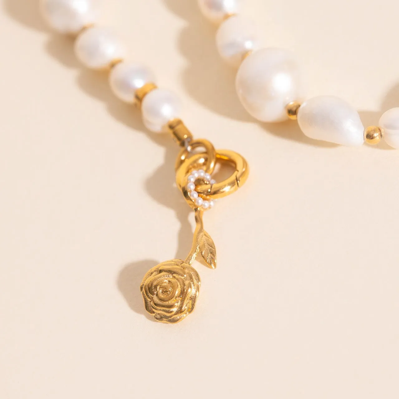 June Rose Birth Flower Necklace Charm sold by Modcloth product image thumbnail 3