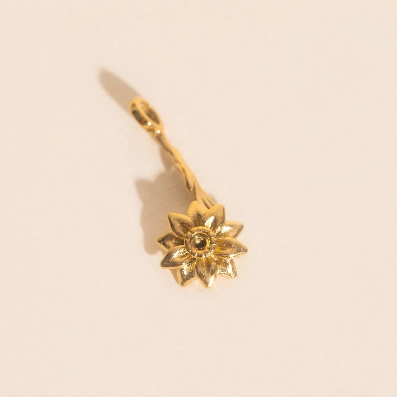 December Narcissus Birth Flower Necklace Charm sold by Modcloth product image thumbnail 5