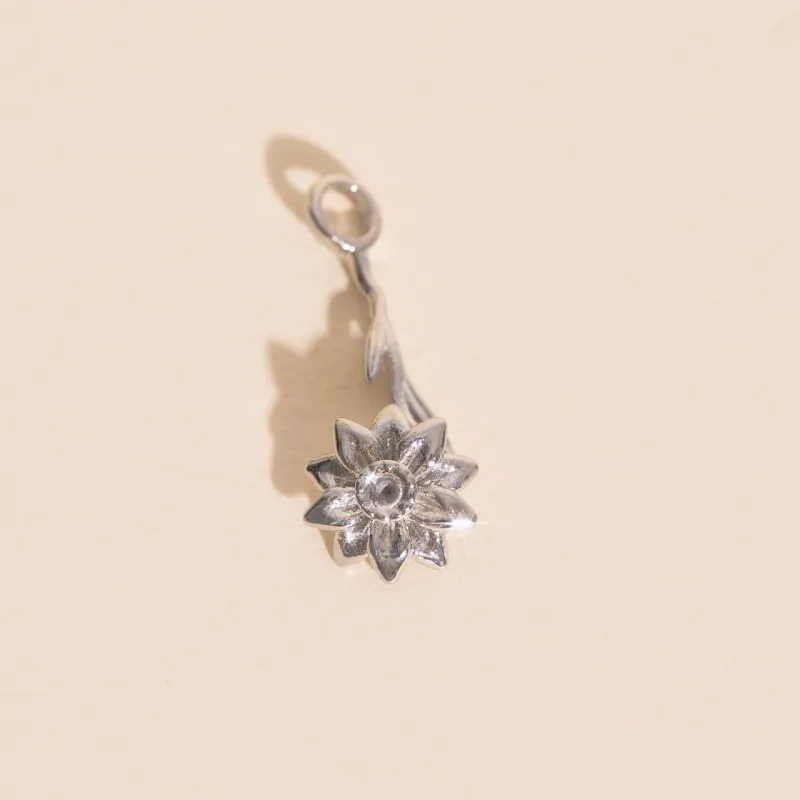 December Narcissus Birth Flower Necklace Charm sold by Modcloth