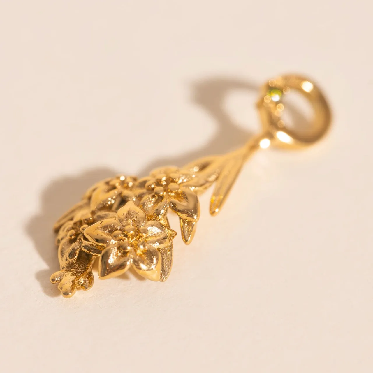 August Gladiolus Birth Flower Necklace Charm sold by Modcloth product image thumbnail 5