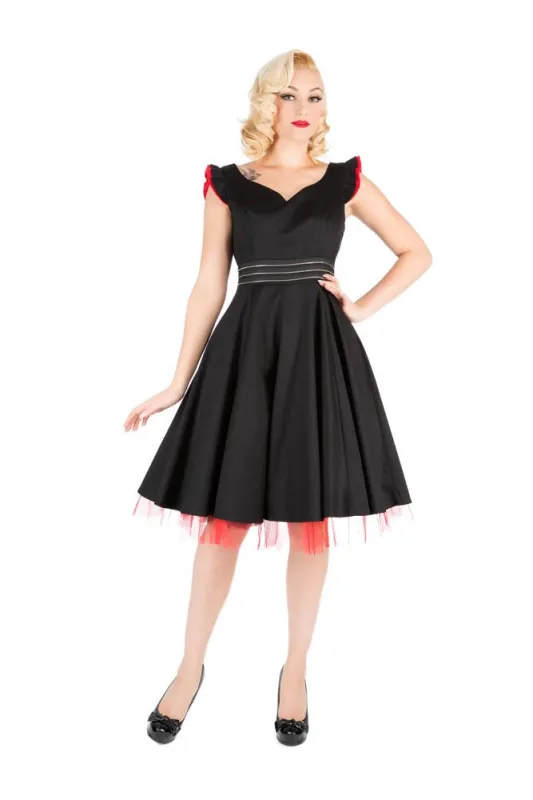 Black Swing Dress sold by Modcloth