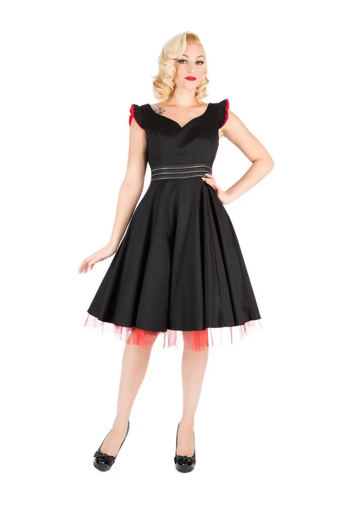 Black Swing Dress sold by Modcloth