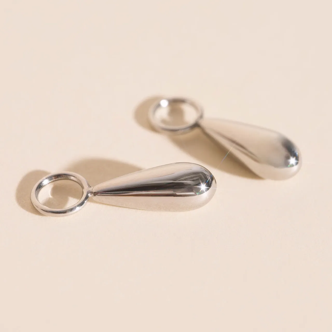 Droplet Chunky Huggie Hoop Charms sold by Modcloth product image thumbnail 5