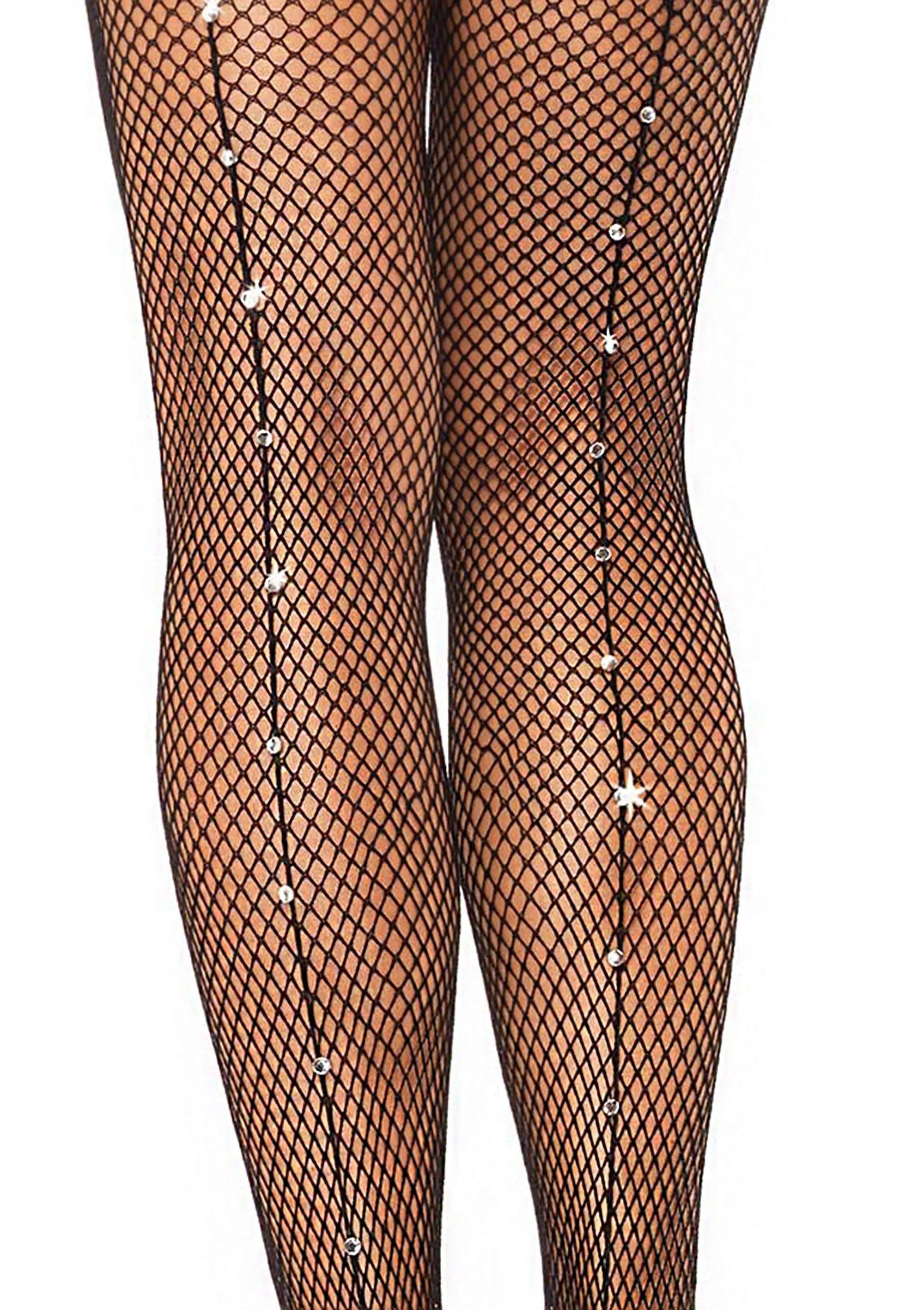 Astrid Rhinestone Backseam Fishnet Tights sold by Modcloth product image thumbnail 2