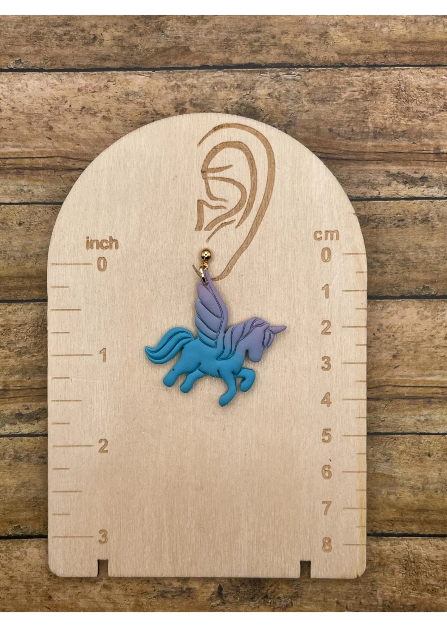Unicorn Ombre Dangle Earrings - Purple sold by Modcloth product image thumbnail 2