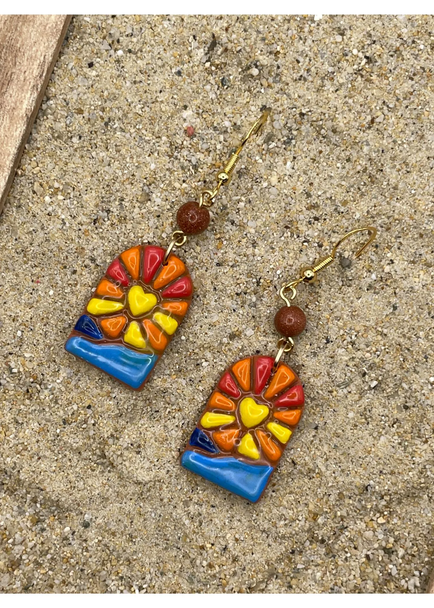 Sunset Dangle Earrings sold by Modcloth