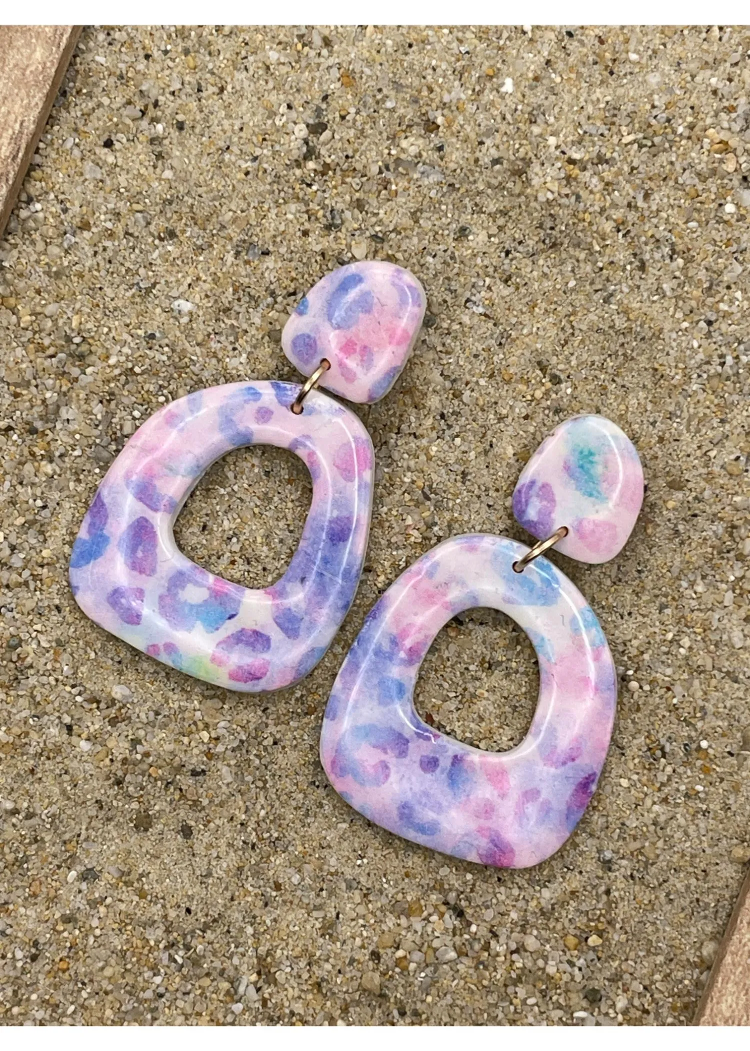 Multi Leopard Printed Earrings sold by Modcloth